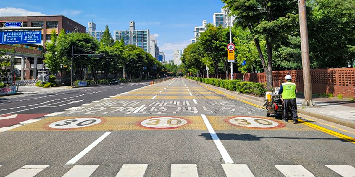 2022년 분당2 차선도색 정비공사